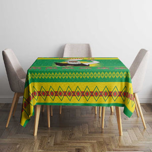 Afro Ethiopia Christmas Tablecloth Melkam Gena Yegena Abat