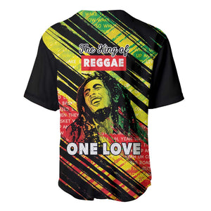 Reggae Legend Baseball Jersey Love The Life You Live Live The Life You Love