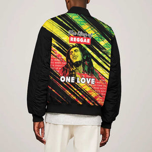 Reggae Legend Bomber Jacket Love The Life You Live Live The Life You Love