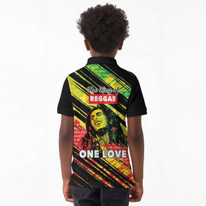 Reggae Legend Kid Polo Shirt Love The Life You Live Live The Life You Love