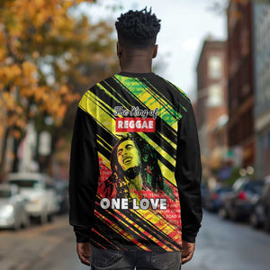 Reggae Legend Long Sleeve Shirt Love The Life You Live Live The Life You Love