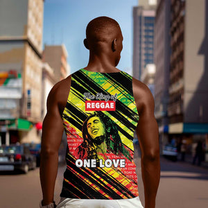 Reggae Legend Men Tank Top Love The Life You Live Live The Life You Love