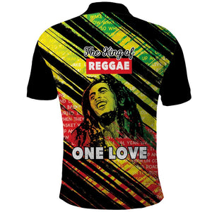 Reggae Legend Polo Shirt Love The Life You Live Live The Life You Love