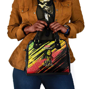 Reggae Legend Shoulder Handbag Love The Life You Live Live The Life You Love