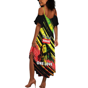 Reggae Legend Summer Maxi Dress Love The Life You Live Live The Life You Love