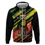 Reggae Legend Zip Hoodie Love The Life You Live Live The Life You Love