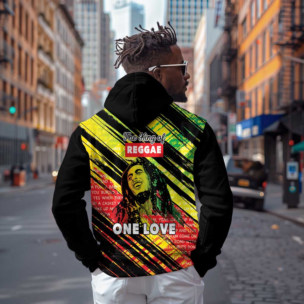 Reggae Legend Zip Hoodie Love The Life You Live Live The Life You Love