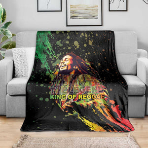 Afro Legend Bob Blanket One Love Heart Destiny