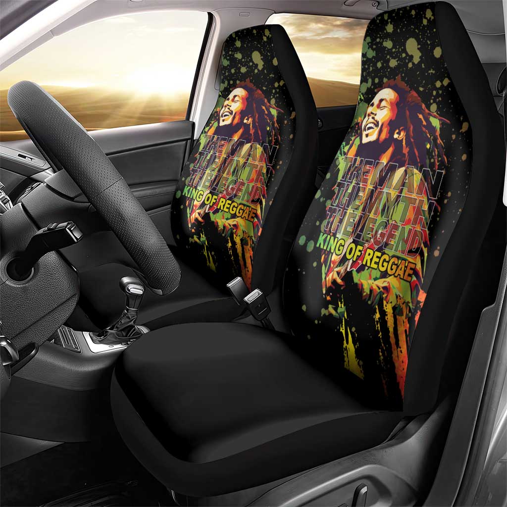 Afro Legend Bob Car Seat Cover One Love Heart Destiny