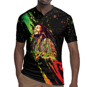 Afro Legend Bob Rugby Jersey One Love Heart Destiny