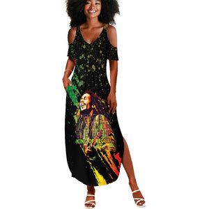 Afro Legend Bob Summer Maxi Dress One Love Heart Destiny