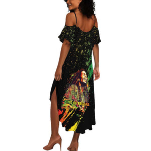 Afro Legend Bob Summer Maxi Dress One Love Heart Destiny