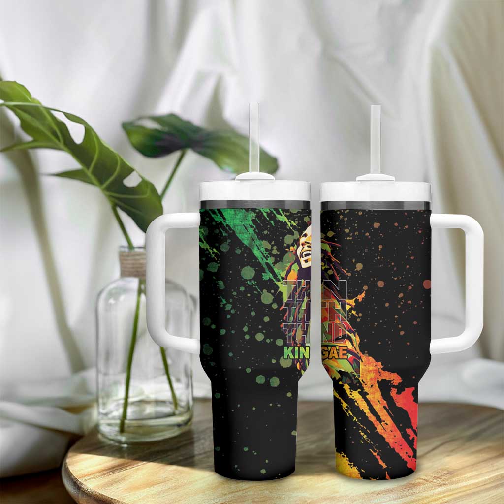 Afro Legend Bob Tumbler With Handle One Love Heart Destiny