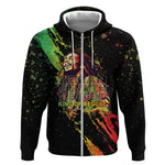 Afro Legend Bob Zip Hoodie One Love Heart Destiny