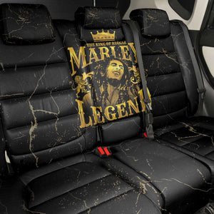 Reggae King Marley Back Car Seat Cover Gold Lion