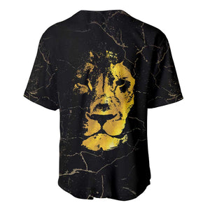 Reggae King Marley Baseball Jersey Gold Lion