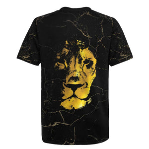 Reggae King Marley Rugby Jersey Gold Lion