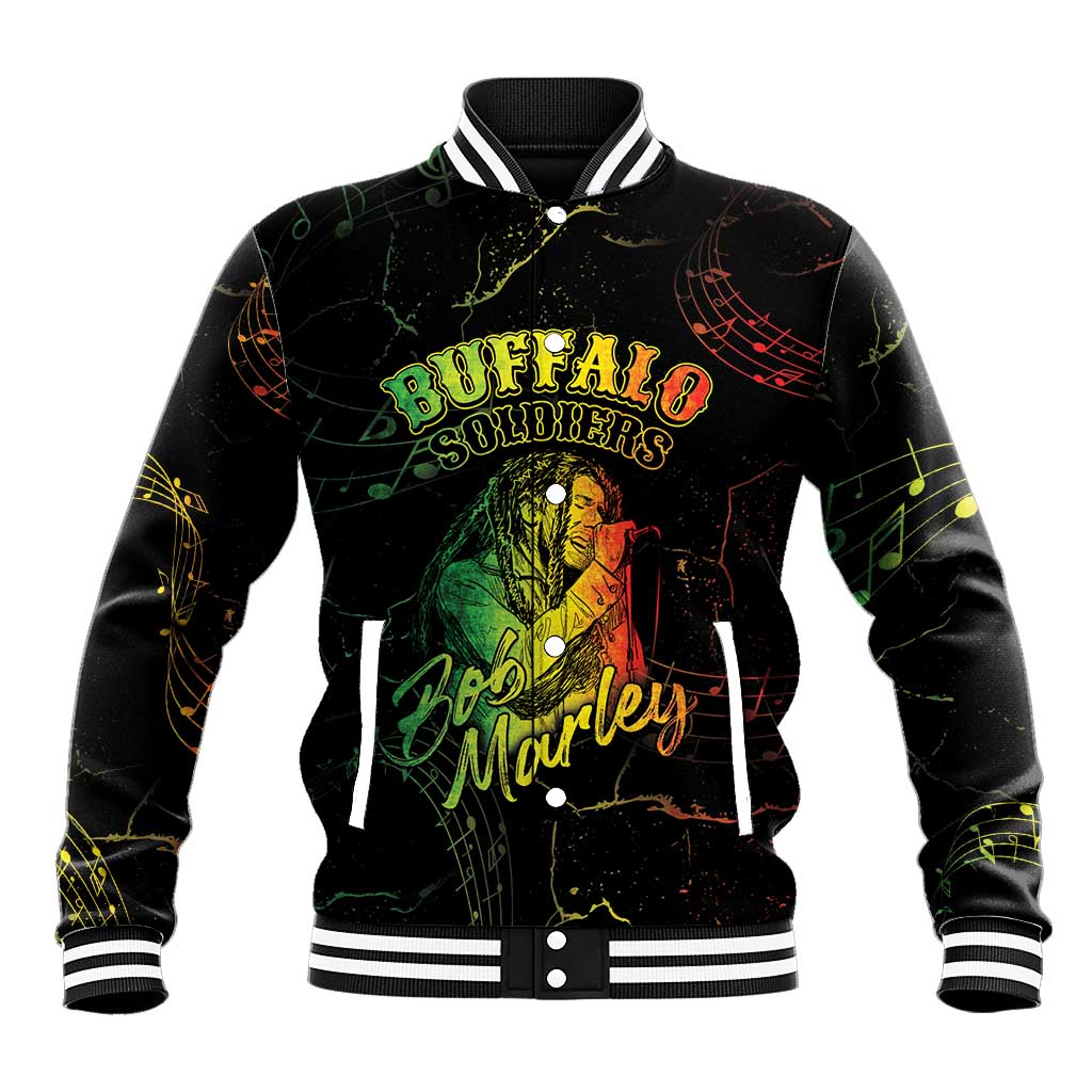 Reggae King Buffalo Soldier Baseball Jacket Honoring The Legend