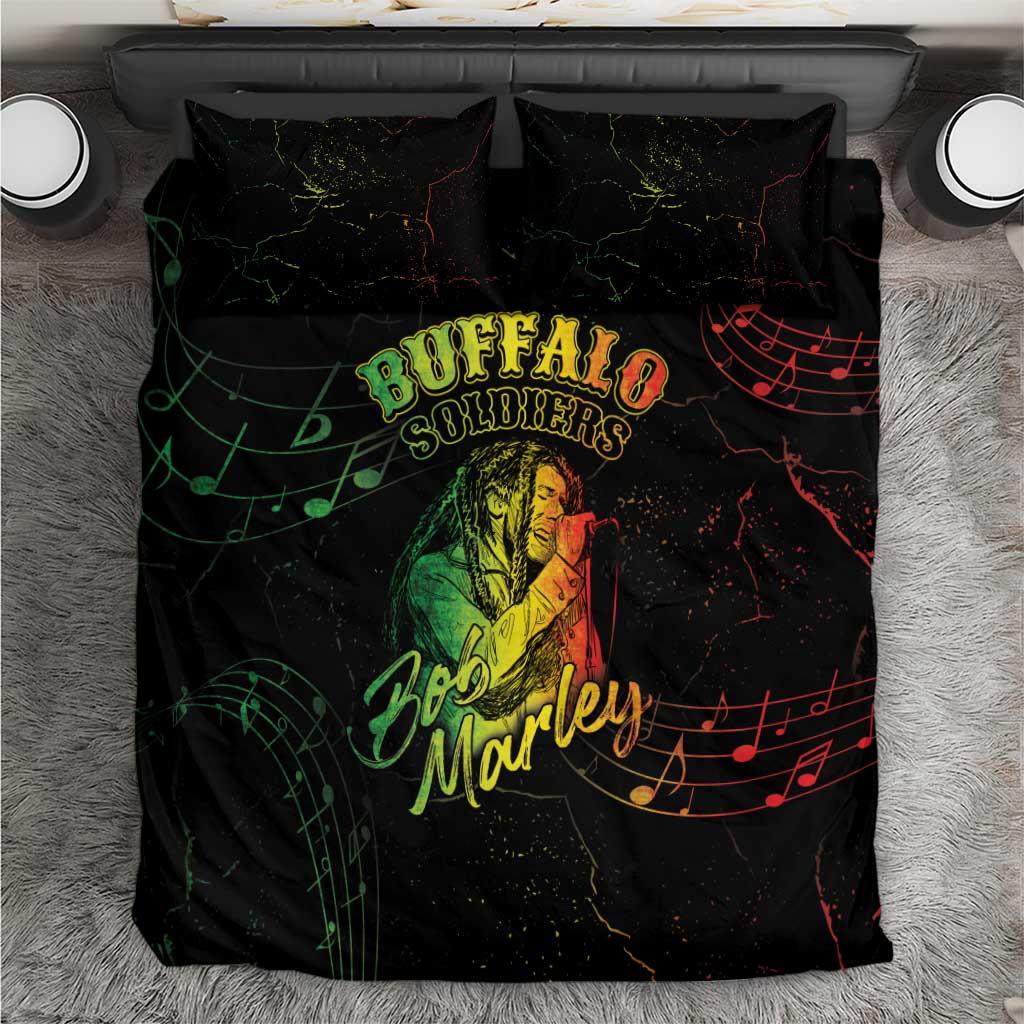 Reggae King Buffalo Soldier Bedding Set Honoring The Legend