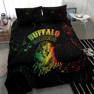 Reggae King Buffalo Soldier Bedding Set Honoring The Legend