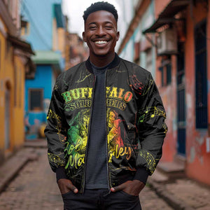 Reggae King Buffalo Soldier Bomber Jacket Honoring The Legend