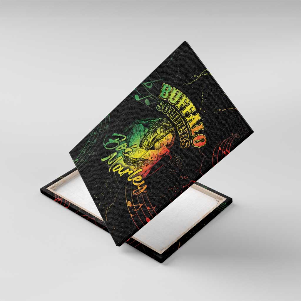 Reggae King Buffalo Soldier Canvas Wall Art Honoring The Legend