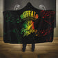 Reggae King Buffalo Soldier Hooded Blanket Honoring The Legend