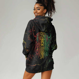 Reggae King Buffalo Soldier Hoodie Dress Honoring The Legend