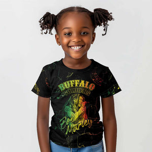 Reggae King Buffalo Soldier Kid T shirt Honoring The Legend