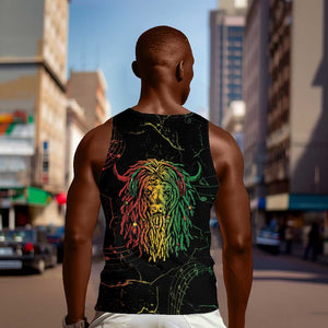 Reggae King Buffalo Soldier Men Tank Top Honoring The Legend