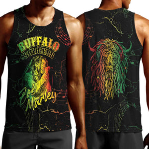 Reggae King Buffalo Soldier Men Tank Top Honoring The Legend