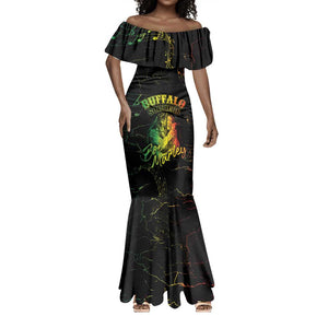 Reggae King Buffalo Soldier Mermaid Dress Honoring The Legend