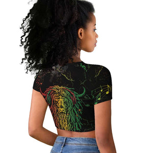 Reggae King Buffalo Soldier Raglan Cropped T shirt Honoring The Legend