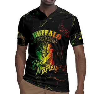 Reggae King Buffalo Soldier Rugby Jersey Honoring The Legend