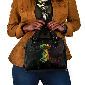 Reggae King Buffalo Soldier Shoulder Handbag Honoring The Legend