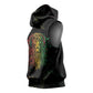 Reggae King Buffalo Soldier Sleeveless Hoodie Honoring The Legend - African Pride