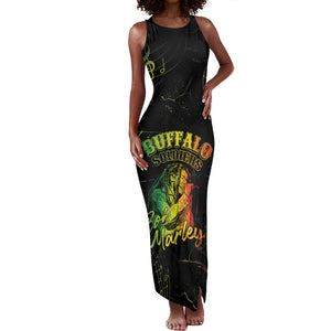 Reggae King Buffalo Soldier Tank Maxi Dress Honoring The Legend