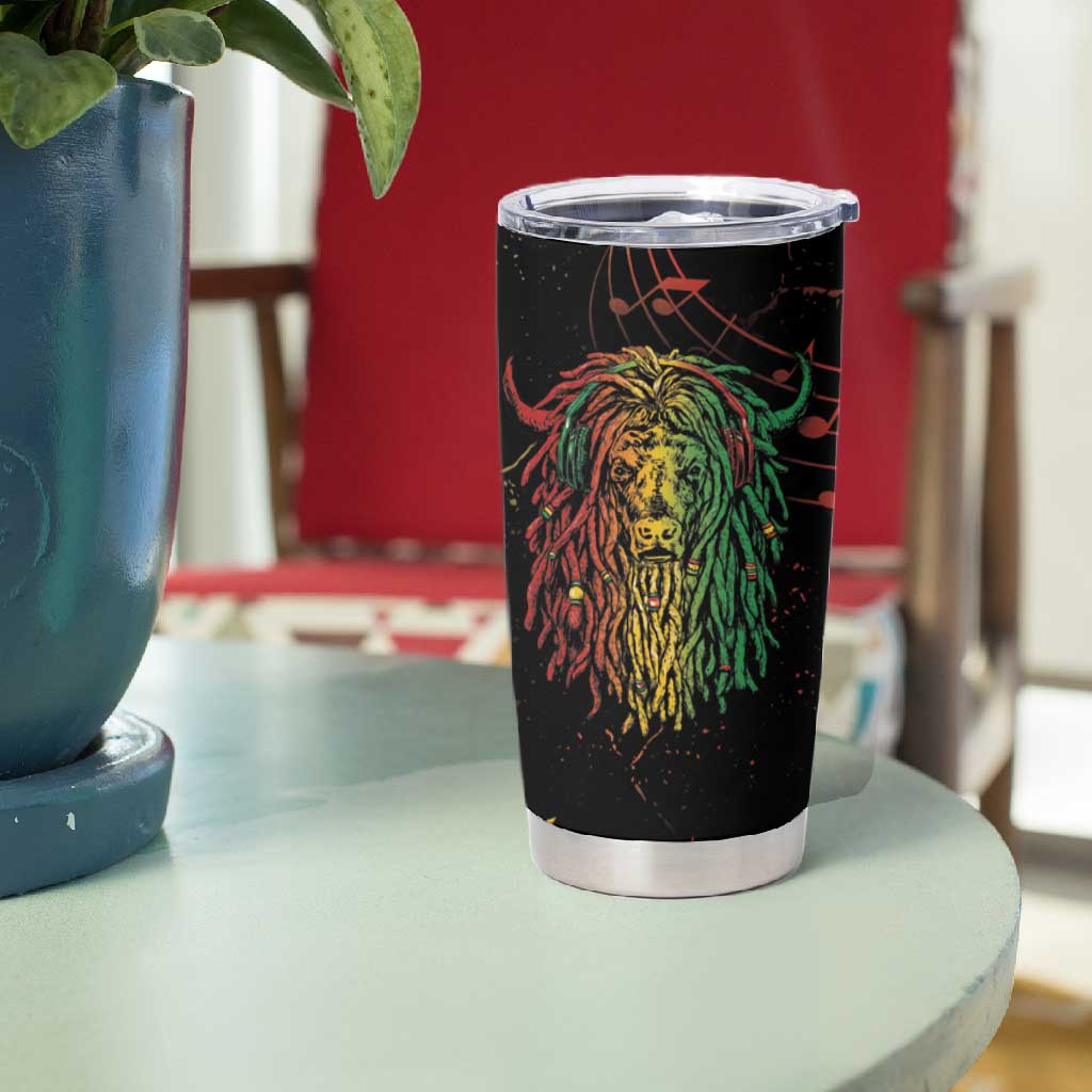 Reggae King Buffalo Soldier Tumbler Cup Honoring The Legend