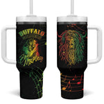 Reggae King Buffalo Soldier Tumbler With Handle Honoring The Legend