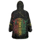 Reggae King Buffalo Soldier Wearable Blanket Hoodie Honoring The Legend
