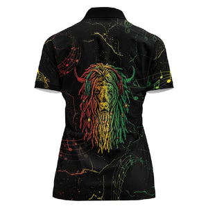 Reggae King Buffalo Soldier Women Polo Shirt Honoring The Legend