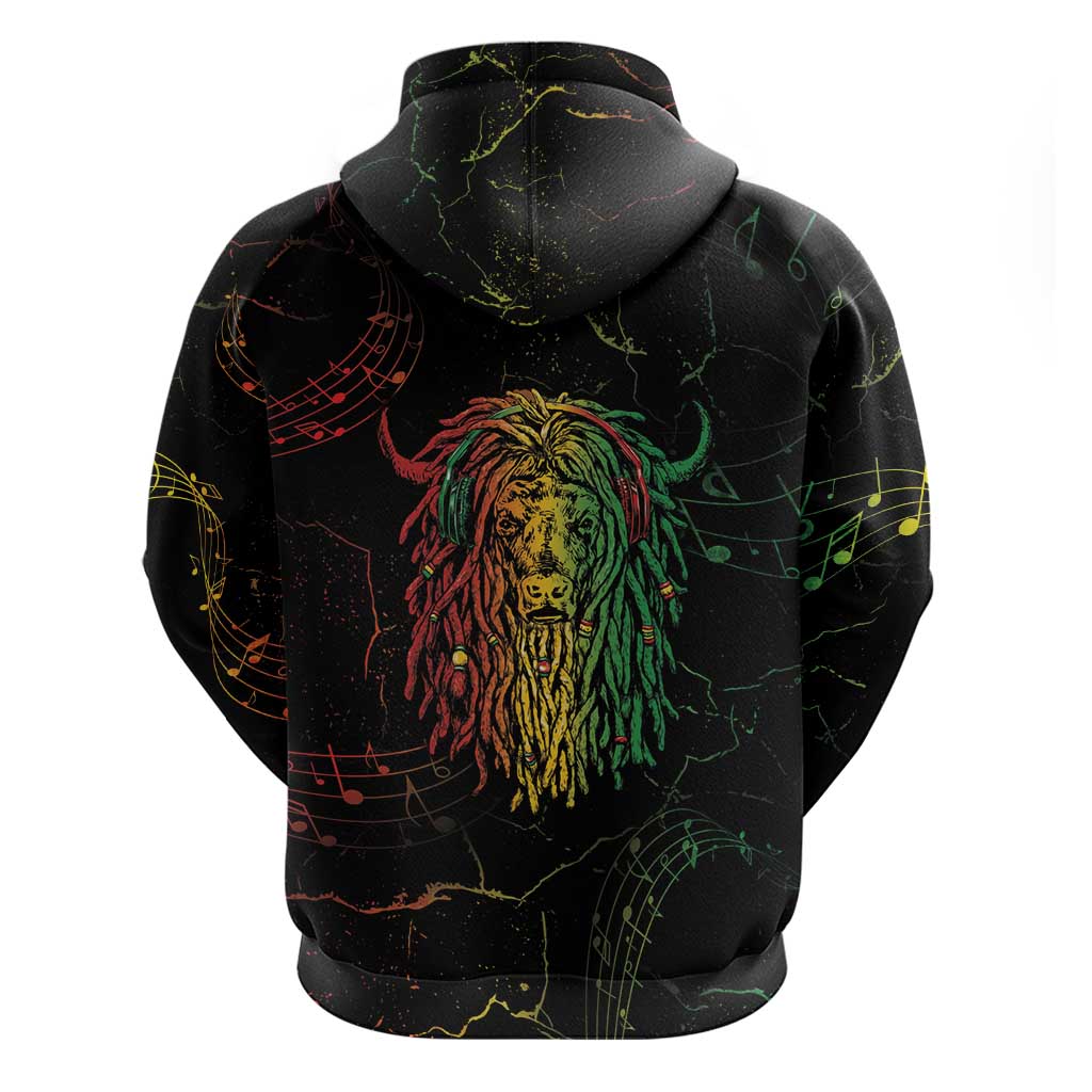 Reggae King Buffalo Soldier Zip Hoodie Honoring The Legend