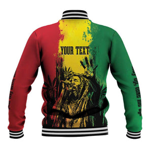 Legend Bob Personalized Baseball Jacket Reggae Grunge LT7