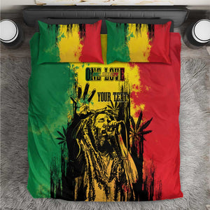 Legend Bob Personalized Bedding Set Reggae Grunge