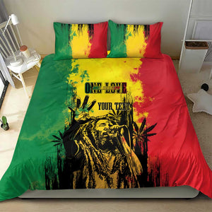 Legend Bob Personalized Bedding Set Reggae Grunge