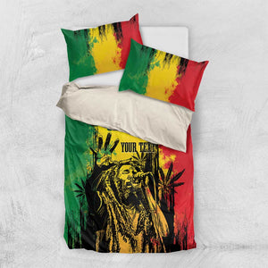 Legend Bob Personalized Bedding Set Reggae Grunge