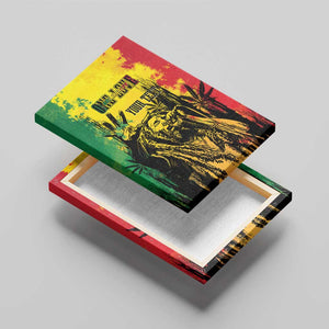 Legend Bob Personalized Canvas Wall Art Reggae Grunge