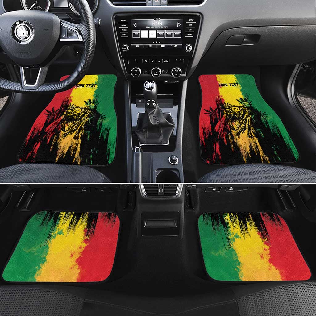 Legend Bob Personalized Car Mats Reggae Grunge