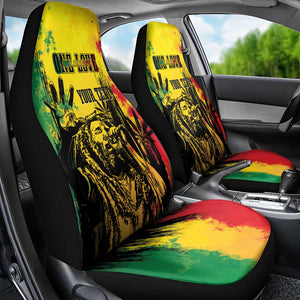 Legend Bob Personalized Car Seat Cover Reggae Grunge