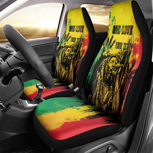 Legend Bob Personalized Car Seat Cover Reggae Grunge